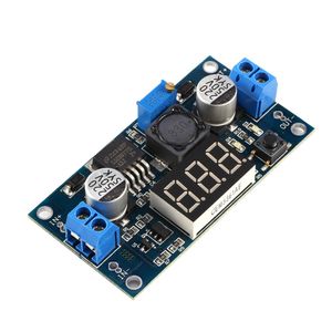 Freeshipping LM2577 DC-DC 3 V-34 V para 4 V-35 V Boost Module Indicador Voltímetro Digital Com Display LED Ajustável