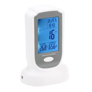 Freeshipping Högkvalitativa gasanalysatorer Portabel Precise CO2 Meter Monitor Detectortester Handheld Koldioxiddetektor