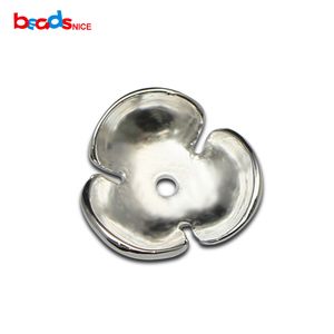 Beadsnice 925 Sterling Silver Flower Bead Caps Small Size Bead Cap for Spacer Beads Bracelets Jewelry Making ID36303 36302