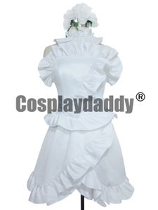 Rozen Maiden Kirakishou Branco Lolita Vestido Traje Cosplay