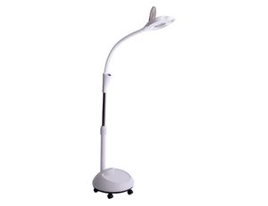 Elitzia Eth3008 LED Kallljus Förstoringsglas Lampa 5 gånger Förstoring Rörlig remskiva Base Beauty Armaturer för ansiktsvård Tatuering eller läsning