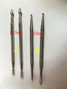 Nuovo strumento Gr2 Titanium Nail Dabber Wax Atomizer Tool, lunghezza 110 mm o 125 mm