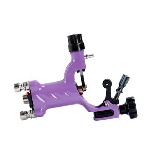 Sales! Dragonfly Rotary Tattoo Machine Gun Purple Color For Tattoo Needle Ink Cups Tips Grips Kit