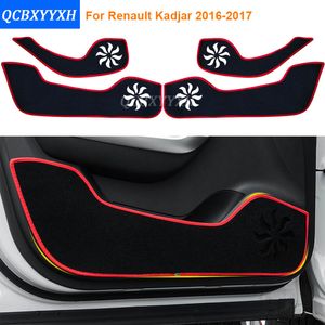 2 Colors Car - Styling Protector Side Edge Protection Pad Protected Anti-kick Door Mats Cover For Renault Kadjar 2016-2017