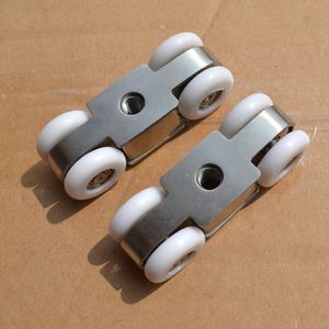 ultra-quiet wooden door roller furniture sliding window pulley hanging track nylon wheel glass bearing hardware