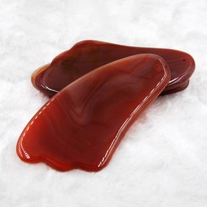 Hot selling Gua Sha Guasha Skin Massage traditional Medicine Natural Jade Agate Scraping Tool SPA Beauty Health Tools