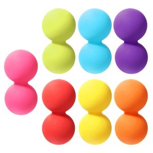 Wholesale-Body Building Yoga Double Lacrosse Message Ball Mobility Myofascial Trigger Point Release Peanut Ball Fitness Ball