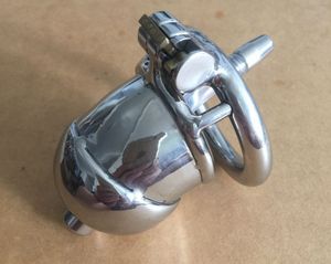 Stainless Steel Chastity Device BeltWith Urethral Sounds Catheter And Ring Size Cock Cage