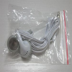 中国で作られたoppバッグが付いているスマートフォンのための使い捨て可能な白いイヤホンのヘッドホンヘッドボフォのヘッドセット