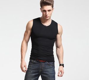 Good A++ Men's Tank Tops sleeveless t-shirt tight-fitting V-neck wide shoulder vest cotton sports baseball shoulders TM021 Mens Tanks Top