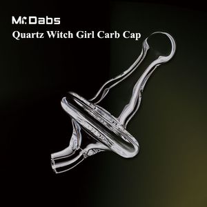 New Quartz Carb Cap Witch Girl Hat Caps Smoking Accessories Quartz Banger Nail for Most 3mm 4mm 14mm and 19mm Oil Rigs