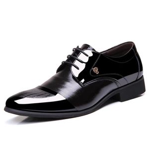 Fashion Genuine Leather Men Oxford Shoes Lace Up Casual Business Men Shoes Brand Men Wedding Dress Shoes
