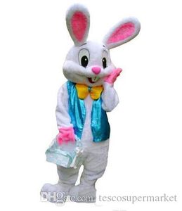 2017 Venda como Hot Professional Páscoa Coelhinho Mascote Trajes Rabbit Adulto Frete Grátis