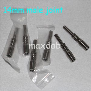 Handverktyg Senaste Glas Bong Hookah Clipper Gr 2 Titanium Domeless 14 mm Elektriska Nail Mini Kits