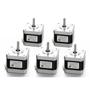 Freeshipping 5pcs/Lot. 4-lead 42 Series 17 Stepper Motor Holding Torque 420mN.m Low noise, Super-cooling Stepping motor for CNC 3D printer