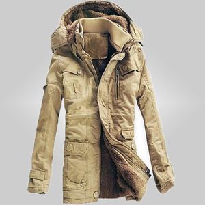 Hurtownia Darmowa Wysyłka New Arrivals 2017 Mężczyźni Zima Dress Jacket Winter Down Parka Man Płaszcz 3 Kolory Mężczyzn Bawełna