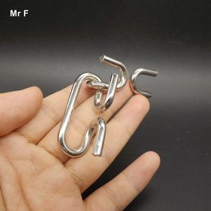 Wholesale magic tricks rings resale online - Fun X Ring Puzzle Metal Wire Gift Toys Adults Intelligence Gadget Magic Trick Christmas Gift Child