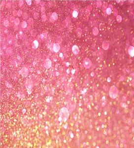 Bling Princess Pink Photography Backdrop Bokeh LightスポットBa​​by Girl Birthday Party Background子供Photo Studio Picture Picture Shoot Props