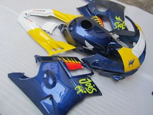 FAIRING KIT FÖR HONDA CBR60O F2 91 92 93 94 Blue Yellow Fairings Set CBR600 F2 1991-1994 Oy02