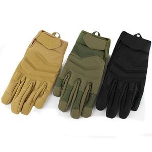 Utomhussport Tactical Full Finger Gloves Motocycle Cycling Gloves Paintball Airsoft Shooting Hunt No08-073