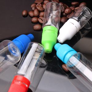 1000pcs 5ml 10ml 15ml 20ml 30ml PET Temizle Göz Renkli çocuk emniyetli Tamper Evident Caps ile plastik şişeler Boş Damlalık Şişeler damla