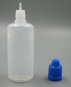 1000PCS 60ML High Quality Plastic Dropper Bottles With Child Proof Caps and Tips Safe Squeeze Bottle long nipple