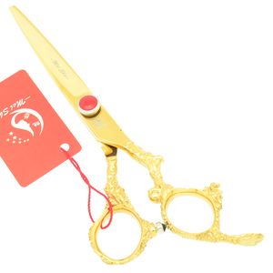 6.0Inch Meisha Hair Cutting Scissors Salon Thinning Shears Barber Shop Hairdressing Scissors Gold Barber Scissors for Salon,HA0272