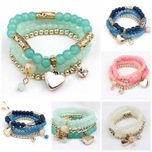 Bead Bracelets& Bangles Special Offer Top Beads Process Fashion Crystal Stretch Bracelet