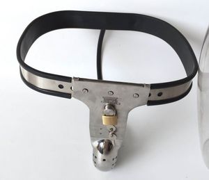 Nyaste hane helt justerbar Model-T rostfritt stål Premium Chastity Belt med hålburet omslag bdsm sexleksaker