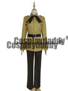 Axis Powers Hetalia APH Espanha Uniforme Militar Terno Traje Cosplay