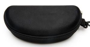 sert çanta Fermuar Kanca Güneş Gözlüğü Kutusu Sıkıştırma Gözlük Kutusu Siyah Metal Plastik Spor güneş gözlüğü kutusu kutusu ücretsiz kargo