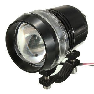 Auto W Black Shell Evig Universal Vattentät U3 Motorcykel LED Drive Headlight Dim Lights Spot Light