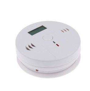 LCD CO Carbon Monoxide Detector Alarm System For Home Security Poisoning Smoke Gas Sensor Warning Alarms Tester With Retail Box on Sale