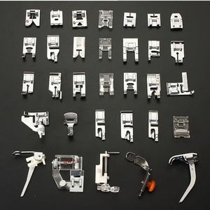 Wholesale singer sewing machine kit for sale - Group buy 32pcs Domestic Sewing Machine Presser Foot Feet Kit Set For Brother Singer Janome Sewing Tools Accessory CY