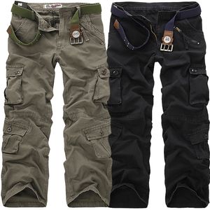 Atacado-2016 venda quente marca 3 cor moda homens exército carga calça camuflagem calça para homens tamanho 29-38 calças casuais