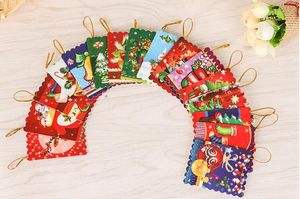 Weihnachtskarten, bedruckte Weihnachtsornamente, Wunschkarte, 6,5 x 5,5 cm, süßer Wunsch, schön für Geburtstagskinder, Geschenk mit Einzelhandelsverpackung