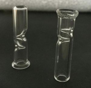 Mini accessori per narghilè Punta con filtro in vetro per vaporizzatore per erbe secche Punte per rotolare il tabacco Rullo a vapore con portasigarette Pipa spessa in Pyrex trasparente