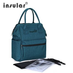Wholesale New Arrival Insular Fashion Baby Diaper Backpack Multifunctional Mommy Bag Backpack Nappy Bag