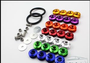 Alloy Bumper Refit Modify Front And Rear Bars Disassembled Fixed Fastening Washer Reinforcing Screws Blue Red Black Silver Gold Purple