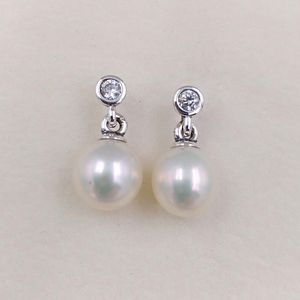 Stud Luminous Elegance Drop örhängen ljuskronor gjorda av 925 Sterling Silver Fit European Pandora Style Ale Pearl Jewelry for Women Andy Jewel