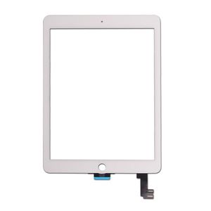 50 pcs novo digitador de painel de vidro de tela de toque para ipad air 2 balck e branco frete grátis