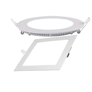 Recessed led panel lights 3W 6W 9W 12W 15W 18W 20W high bright ceiling downlight round square slim lamps AC100-240V CE RoHS