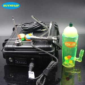 E D nail kit With Ti Nail Glass Bong Electronic Temperature Controller Box For DIY Dnail Smoker Coil Wax Dry Herb box