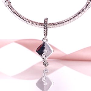 Factory Price Authentic 925 Sterling Silve Bead Graduation Dangle Pendant Charm Fit European Wmomen DIY Bracelet Necklace Jewelry 791892