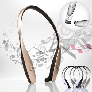 HBS Wireless Sport Neckband Headset In ear Headphone Bluetooth Stereo Earphones Headsets For LG iphone Samsung Universal Phones With Box