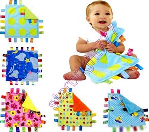 30 * 30cm känslor pacify filt tecknad film färgglada baby handduk swaddle wrap filet filtar handduk baby baby spädbarn filt