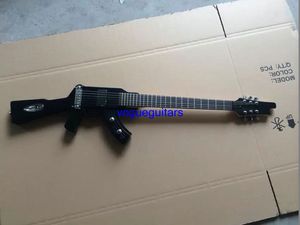 Custom zied Incomum AK47 Gun Forma Guitarra Elétrica Pode Ser Modificado como Pedido.