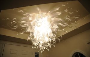 シーリングライトグラスクリスタルライトフラワーLED天井灯家の装飾リビングルームアート装飾屋内照明