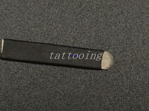 500 PCS U-Shape 18 pin Agulha Maquiagem Sobrancelha Lâmina de Tatuagem Manual Para Permanente Microblading Caneta Bordado