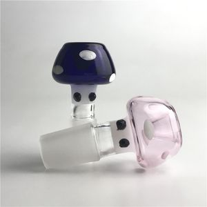 New 14mm 18mm Colored Glass Bowl with Thick Pyrex Blue Pink Colorful Glass Bowls for Bongs Water Pipes